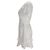 Vestido Mini de Lino Blanco con Detalles de Encaje Iro Balco Crudo - vista 2
