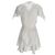 Vestido Mini de Lino Blanco con Detalles de Encaje Iro Balco Crudo - vista 3