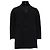 Cappotto imbottito Moncler in cotone nero