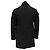 Cappotto imbottito Moncler in cotone nero - vista 4