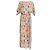 Tory Burch Printed Kaftan Maxi Dress in Multicolor Cotton
