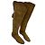 Stivali alti in suede marrone con dettaglio a frange Jimmy Choo Rosso - vista 5