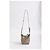 Borsa pieghevole Mini Puzzle Loewe in pelle di vitello beige - vista 2