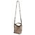 Borsa pieghevole Mini Puzzle Loewe in pelle di vitello beige - vista 5