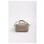 Borsa pieghevole Mini Puzzle Loewe in pelle di vitello beige - vista 8
