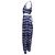 Vestido midi recortado en algodón azul marino con estampado Shibori de Altuzarra - vista 2