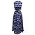 Vestido midi recortado en algodón azul marino con estampado Shibori de Altuzarra - vista 3