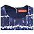 Vestido midi recortado en algodón azul marino con estampado Shibori de Altuzarra - vista 4