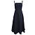 Autre Marque Vestido midi sin mangas Freya en denim azul marino de algodón de Emilia Wickstead
