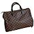 Louis Vuitton Borsa Speedy 35 Damier Ébène Marrone