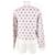 Timeless Chanel COCO Mark Seidenstrickpullover mit Halbzipper Weiß - Ansicht 3