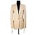 Roberto Cavalli Animalier Y2K Jacke Beige