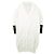 Autre Marque Abito lungo in maglia OKIRAKU Bianco Bianco sporco