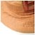 Autre Marque Cappello bucket in cotone twill con logo ricamato Etudes Studios Arancione - vista 6