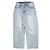 Autre Marque Pantalones de denim LUSOR DESTROY Azul