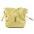 Borsa a spalla in pelle Jamie Mini di Saint Laurent Crudo Giallo