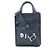 Borsa a spalla in pelle blu navy Christian Dior