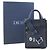 Borsa a spalla in pelle blu navy Christian Dior - vista 17