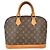 Louis Vuitton Alma Handbag Monogram Canvas PM Brown - view 2