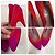 Miu Miu High Heels aus Wildleder Rot Dunkelviolett - Ansicht 12