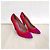 Miu Miu High Heels aus Wildleder Rot Dunkelviolett - Ansicht 2