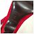Miu Miu High Heels aus Wildleder Rot Dunkelviolett - Ansicht 3