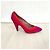 Miu Miu High Heels aus Wildleder Rot Dunkelviolett - Ansicht 9