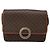 Céline Celine Vintage Macadam Canvas and Leather Marrone
