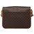 Céline Celine Vintage Macadam Canvas and Leather Marrone - vista 2