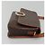 Céline Celine Vintage Macadam Canvas and Leather Marrone - vista 3