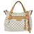 Borsa Evora Damier MM Louis Vuitton Bianco
