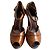 Wedge in pelle marrone Marni - vista 2