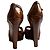 Wedge in pelle marrone Marni - vista 4