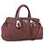 PRADA Borsa a Mano Nylon 2 vie Bordeaux Argento Auth BSZ102A Bordò