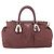 PRADA Borsa a Mano Nylon 2 vie Bordeaux Argento Auth BSZ102A Bordò - vista 13