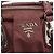 PRADA Borsa a Mano Nylon 2 vie Bordeaux Argento Auth BSZ102A Bordò - vista 19