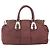 PRADA Borsa a Mano Nylon 2 vie Bordeaux Argento Auth BSZ102A Bordò - vista 2
