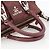 PRADA Borsa a Mano Nylon 2 vie Bordeaux Argento Auth BSZ102A Bordò - vista 7