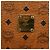 Borsa a Spalla MCM Vicetos Logogram in Pelle PVC Marrone Oro Auth 172152 D'oro - vista 15