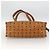 Borsa a Spalla MCM Vicetos Logogram in Pelle PVC Marrone Oro Auth 172152 D'oro - vista 9