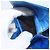 CHANEL Portafoglio Compatto in Pelle Blu Argento CC Auth 172453 - vista 19