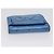 CHANEL Portafoglio Compatto in Pelle Blu Argento CC Auth 172453 - vista 5