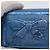 CHANEL Portafoglio Compatto in Pelle Blu Argento CC Auth 172453 - vista 8