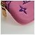 LOUIS VUITTON Monogram Lanyard Milty Pochette Monedero MP3072 LV Auth 172443M Rosa - vista 14