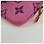 LOUIS VUITTON Monogram Lanyard Milty Pochette Monedero MP3072 LV Auth 172443M Rosa - vista 17