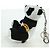 Dolce & Gabbana DOLCE&GABBANA D&G x Jujutsu Kaisen Panda Charm Nylon Schwarz Weiß Auth 167060SM - Ansicht 4
