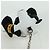 Dolce & Gabbana DOLCE&GABBANA D&G x Jujutsu Kaisen Panda Charm Nylon Schwarz Weiß Auth 167060SM - Ansicht 6