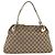 Borsa a mano in tela GG Gucci Beige Oro 121023 Auth 174123 - vista 3