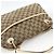 Borsa a mano in tela GG Gucci Beige Oro 121023 Auth 174123 - vista 6