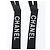 CHANEL Bretelle in tela nera CC Auth 173409V Nero - vista 20